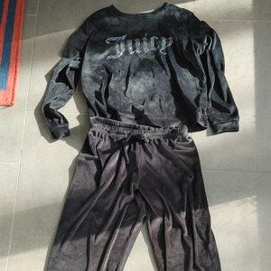 Juicy couture velour suit size med